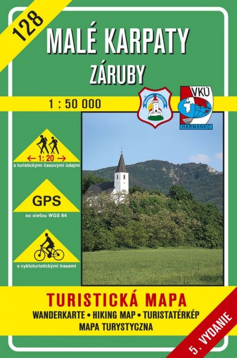 Malé Karpaty -Záruby 1:50 000 - Turistická mapa 128