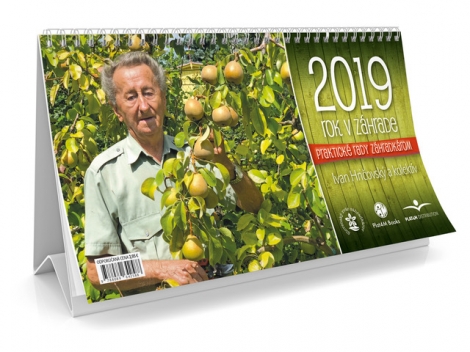 Kalendár 2019  - Rok v záhrade - stolový kalendár