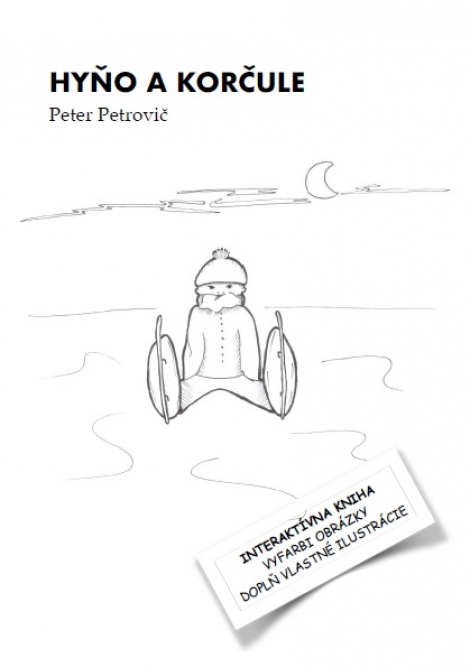 Hyňo a korčule - Interaktívna kniha. Vyfarbi obrázky. Doplň vlastné ilustrácie