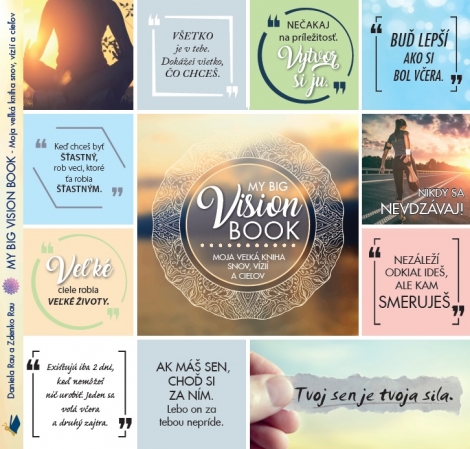 My Big Vision Book / Moja veľká kniha snov, vízií a cieľov - Daniela Rau, Zdenko Rau