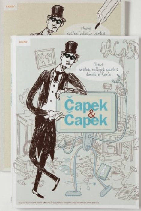 Čapek & Čapek (kniha + skicář) - Hravě světem velkých umělců Josefa a Karla