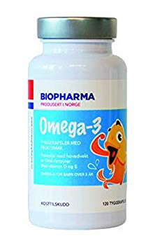 Detský rybí olej v žuvacích kapsuliach s pomarančovou príchuťou - Omega-3 Barn (žúvacie kapsuly, 120ks)