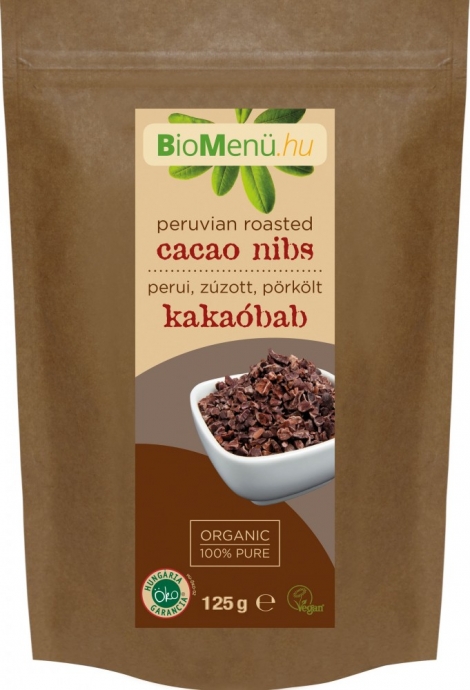 Bio kakaové bôby - Drvené (125g)