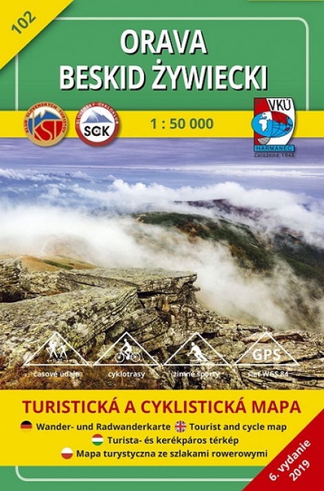 Orava - Beskid Zywiecki 1:50 000 (6.vydanie) - Turistická mapa 102