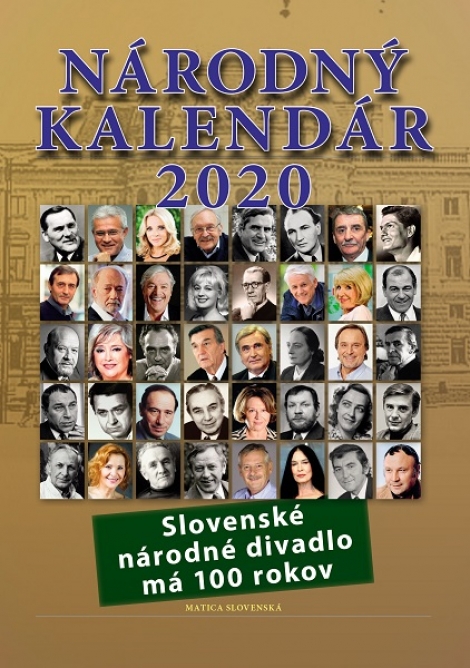 Národný kalendár 2020 - Slovenské národné divadlo má 100 rokov
