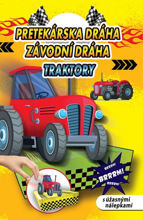 Pretekárska dráha Traktory / Závodní dráha Traktory - s úžasnými nálepkami