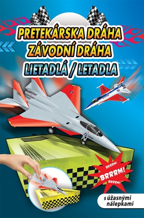 Pretekárska dráha Lietadlá / Závodní dráha letadla - s úžasnými nálepkami