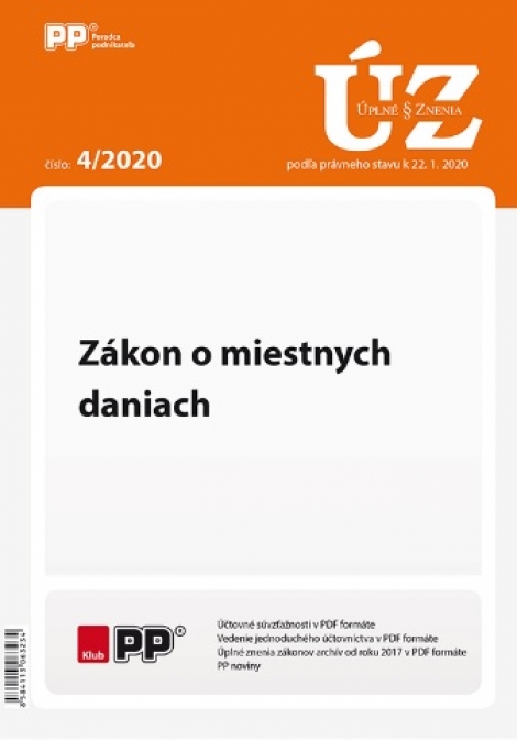 UZZ 4/2020 Zákon o miestnych daniach - 