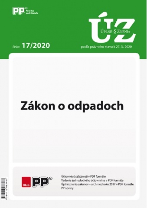 UZZ 17/2020 Zákon o odpadoch - 