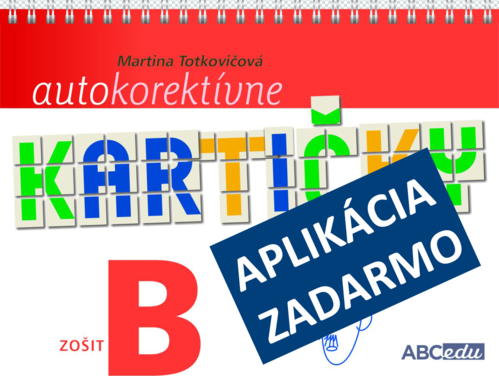 Autokorektívne kartičky z matematiky - zošit B - 2. ročník ZŠ