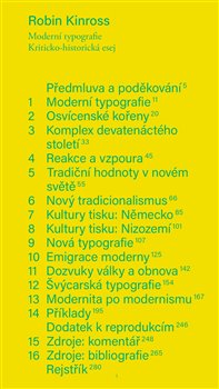 Moderní typografie - Kriticko-historická esej