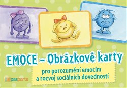 Emoce - Obrázkové karty (1x kniha, 1x sada karet) - pro porozumění emocím a rozvoj sociálních dovedností