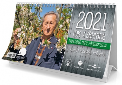 Kalendár 2021  - Rok v záhrade - stolový kalendár