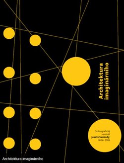 Architektura imaginárního - Scénografický seminář Josefa Svobody
