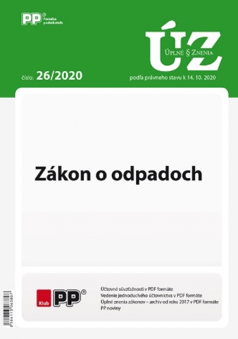 UZZ 26/2020 Zákon o odpadoch