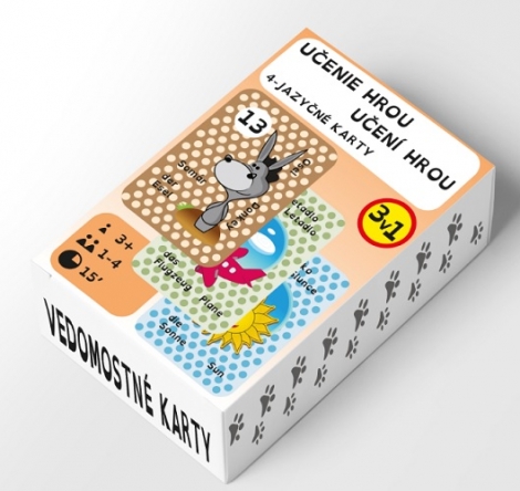 Učenie hrou 4-jazyčné karty 3v1 / Učení hrou - 
