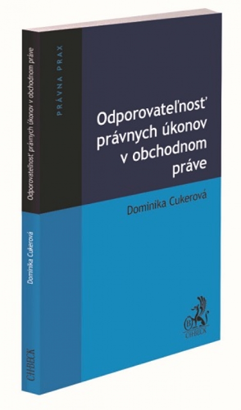 Odporovateľnosť právnych úkonov v obchodnom práve - 
