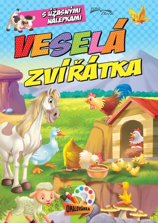 Veselá zvířátka (česky) - s úžasnými nálepkami
