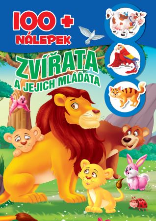 Zvířata a jejich mláďata - 100+nálepek (česky) - 