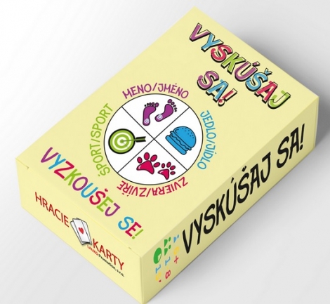 Vyskúšaj sa! Meno, jedlo, zviera, šport - 