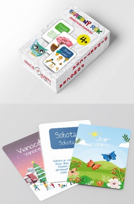 Farebný rok - Didaktická pomôcka - 