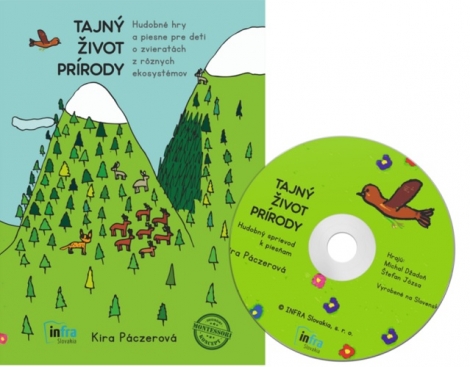 Tajný život prírody + CD - Hudobné hry a piesne pre deti o zvieratách z rôznych ekosystémov