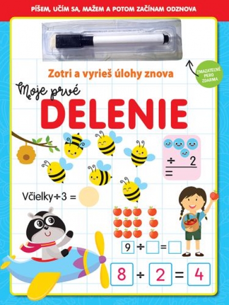 Moje prvé delenie - Zotri a vyrieš úlohy znova.