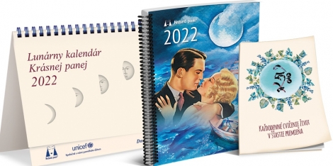 Lunárny kalendár Krásnej panej 2022 - s publikáciou