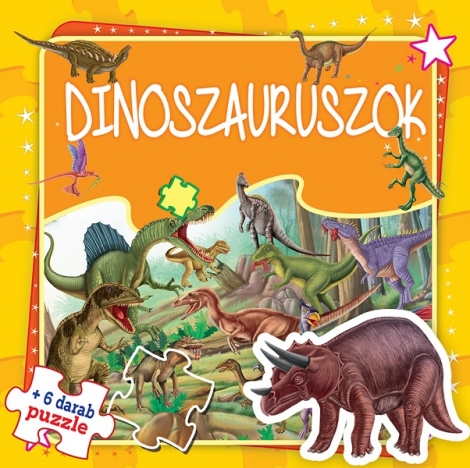 Dinoszauruszok + 6 darab puzzle - 