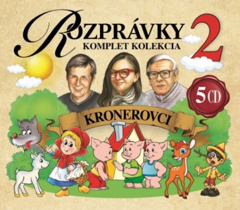 Rozprávky 2: Kronerovci - Komplet kolekcia (5 CD) - MP3-CD - 5MP3-CD