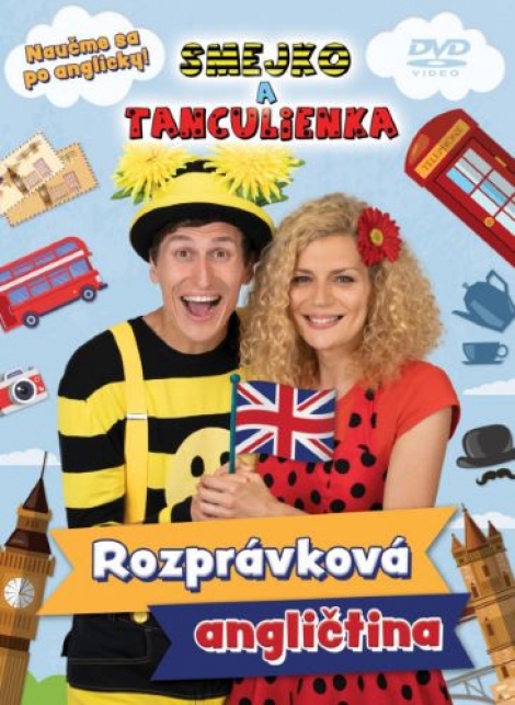 Smejko a Tanculienka: Rozprávková angličtina - DVD - Naučme sa po anglicky!