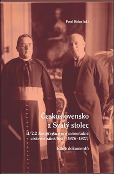Československo a Svatý stolec II/2.2 - Kongregace pro mimořádné církevní záležitosti (1926-1927)