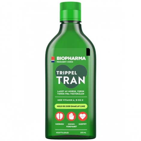 Rybí olej Trippel Tran Lime