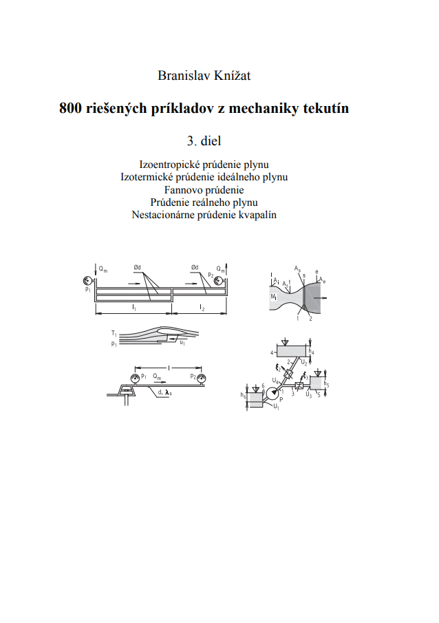 800 riešených príkladov z mechaniky tekutín. 3. diel. - 