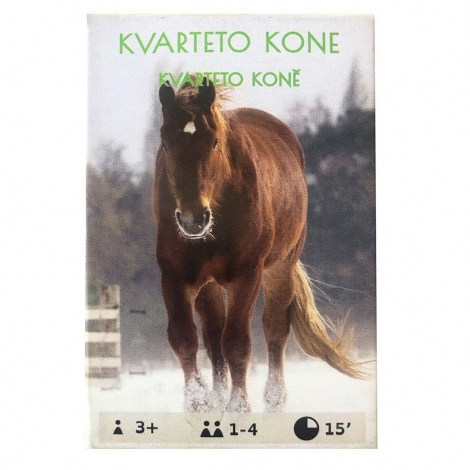 Kvarteto - Konie, Horses, Lovak - 32 hracích kariet