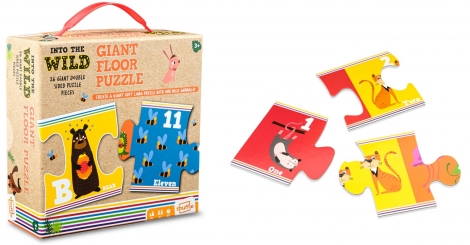 Into the Wild - Giant Floor Puzzles (kufrík) - 