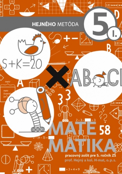 Matematika 5. ročník - pracovný zošit 1. diel (tehlová) - 