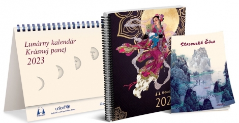 Lunárny kalendár Krásnej panej 2023 - stolový - s publikáciou