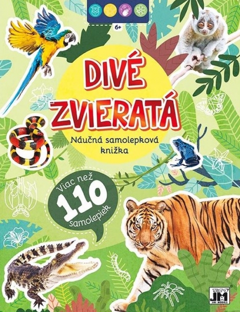 Samolepková knižka/ Divé zvieratá - 