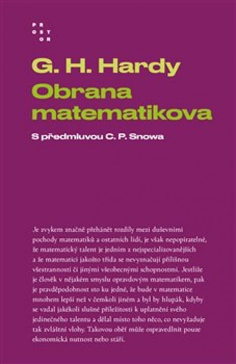 Obrana matematikova - s předmluvou C.P.Snowa