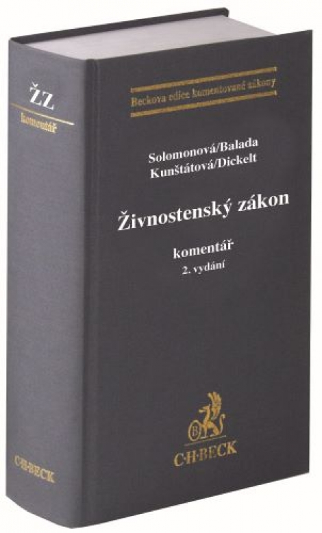 Živnostenský zákon. Komentář (2. vydání) - 