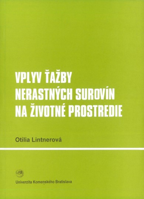 Vplyv ťažby nerastných surovín na životné prostredie - 
