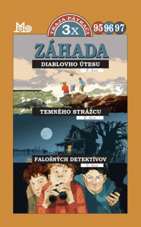 Traja pátrači 95, 96, 97 (3x) - Záhada Diablovho útesu, Záhada temného strážcu, Záhada falošných detektívov