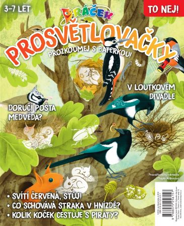 Prosvětlovačky: Ptáčci & to nej! Dráček speciál - Prozkoumej s baterkou!
