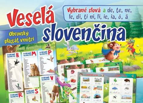 Veselá slovenčina - Obrovský plagát vnútri