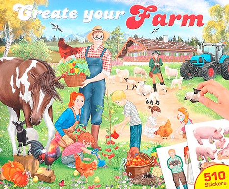 Kreatívny zošit Create Your - Farma - 