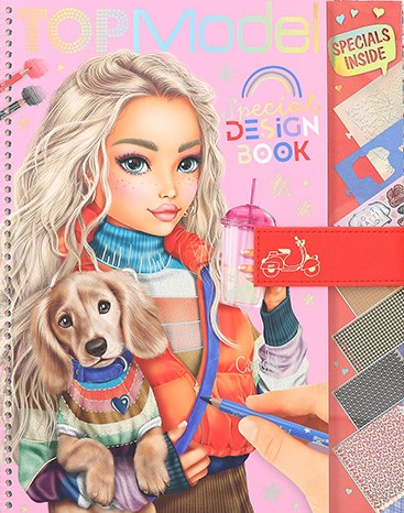 Omaľovánky, kreatívna sada Top Model - Candy - Special Design Book