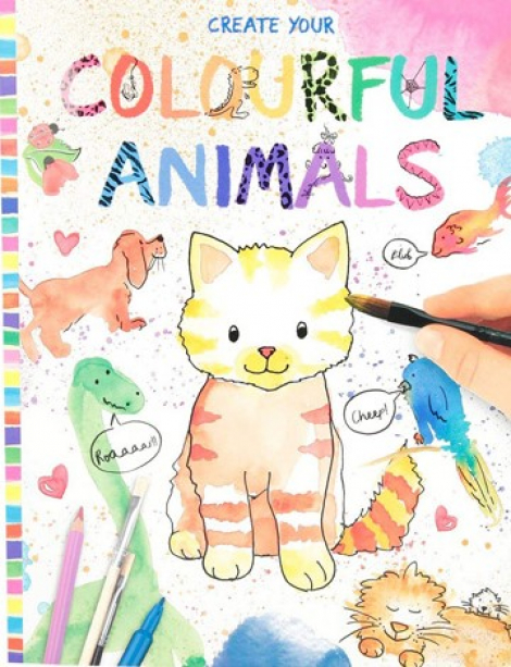 Maľovanky Create Your - Farebné zvieratká