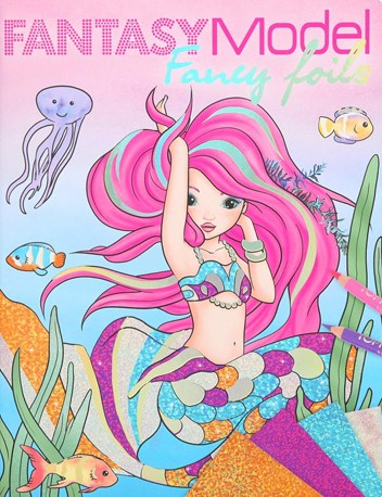 Maľovanky, kreatívna sada Fantasy Model - Morská panna - 