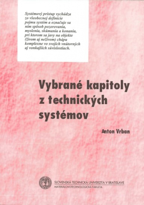 Vybrané kapitoly z technických systémov - 